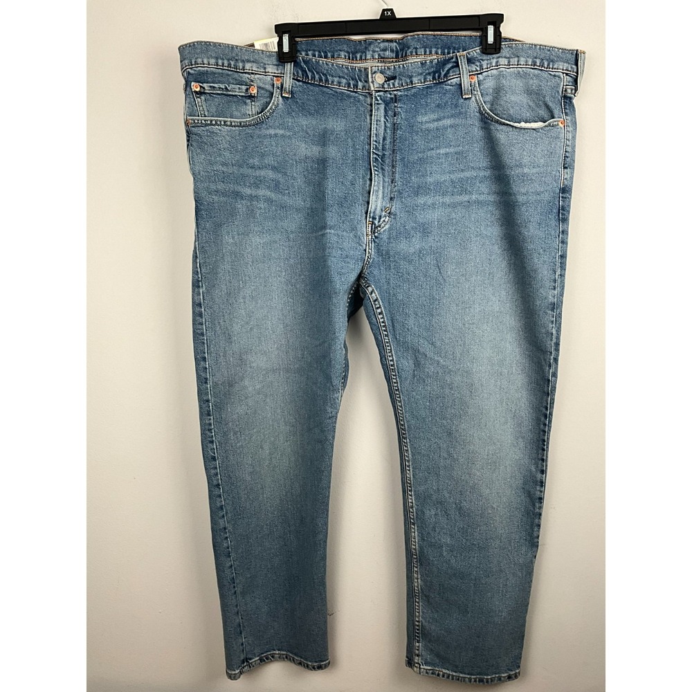 Levi's Men's 502 Taper Jeans 48x30 Stretch‎ Denim Blue New w/ Tags